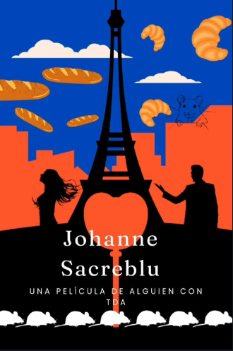 Cartel del cortometraje Johanne Sacreblue